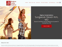 Tablet Screenshot of brightonfamilymedicine.com